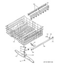 Diagram for 3 - Upper Rack Assebmly