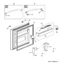 Diagram for 1 - Freezer Door