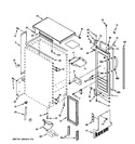 Diagram for 1 - Cabinet, Liner & Door Parts