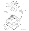 Diagram for 1 - Control Panel & Cooktop