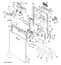 Diagram for 1 - Escutcheon & Door Assembly