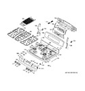 Diagram for 2 - Control Panel & Cooktop