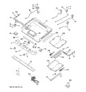 Diagram for 1 - Gas & Burner Parts