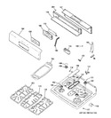 Diagram for 2 - Control Panel & Cooktop