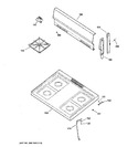 Diagram for 2 - Control Panel & Cooktop