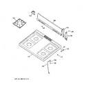 Diagram for 2 - Control Panel & Cooktop