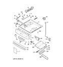 Diagram for 1 - Gas & Burner Parts