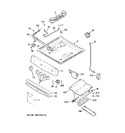 Diagram for 1 - Control Panel, Gas & Burner Parts