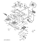 Diagram for 1 - Control Panel, Gas & Burner Parts