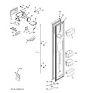 Diagram for 1 - Freezer Door