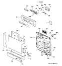 Diagram for 1 - Escutcheon & Door Assembly