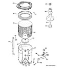 Diagram for 3 - Tub, Basket & Agitator