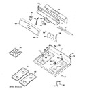 Diagram for 2 - Control Panel & Cooktop