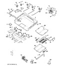 Diagram for 1 - Gas & Burner Parts