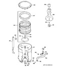 Diagram for 3 - Tub, Basket & Agitator