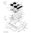 Diagram for 1 - Control Panel & Cooktop