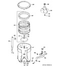 Diagram for 3 - Tub, Basket & Agitator