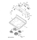 Diagram for 1 - Control Panel & Cooktop