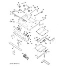 Diagram for 1 - Gas & Burner Parts