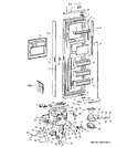 Diagram for 1 - Freezer Door