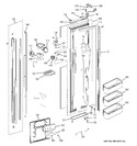 Diagram for 1 - Freezer Door