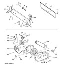 Diagram for 1 - Backsplash, Blower & Drive Assembly