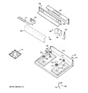 Diagram for 2 - Control Panel & Cooktop