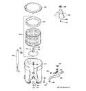 Diagram for 3 - Tub, Basket & Agitator