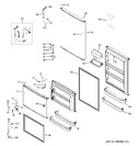 Diagram for 1 - Doors