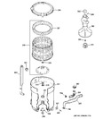 Diagram for 3 - Tub, Basket & Agitator