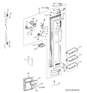 Diagram for 1 - Freezer Door