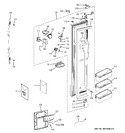 Diagram for 1 - Freezer Door