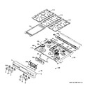 Diagram for 2 - Control Panel & Cooktop