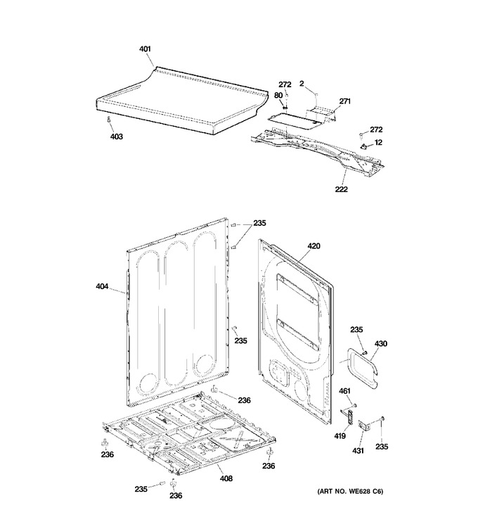 General Electric WE20M477 | Coast Appliance Parts