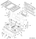 Diagram for 2 - Control Panel & Cooktop