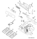 Diagram for 2 - Control Panel & Cooktop