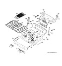 Diagram for 2 - Control Panel & Cooktop