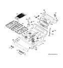 Diagram for 2 - Control Panel & Cooktop