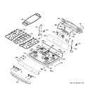 Diagram for 2 - Control Panel & Cooktop