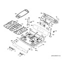 Diagram for 2 - Control Panel & Cooktop