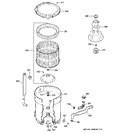 Diagram for 3 - Tub, Basket & Agitator