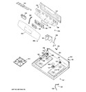 Diagram for 2 - Control Panel & Cooktop