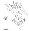 Diagram for 2 - Control Panel & Cooktop