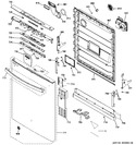 Diagram for 1 - Escutcheon & Door Assembly