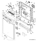 Diagram for 1 - Escutcheon & Door Assembly