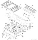 Diagram for 2 - Control Panel & Cooktop