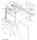 Diagram for 1 - Escutcheon & Door Assembly