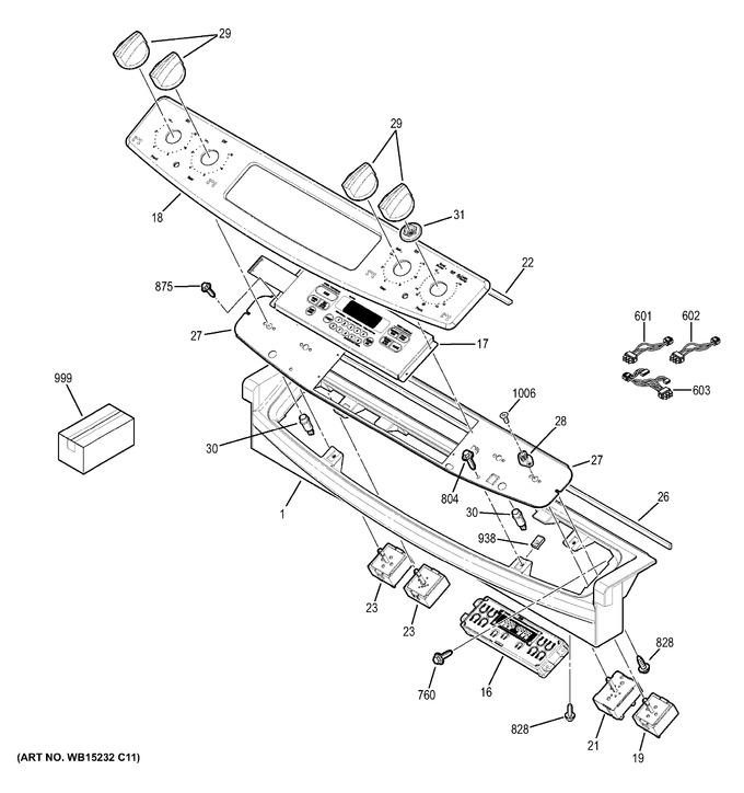 General Electric WB27T10416 OVEN CONTROL (ERC3B) | Coast Appliance Parts