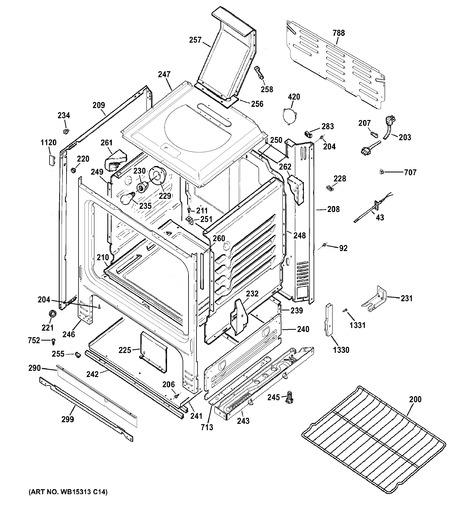 GE JGBS60REK1SS Parts List | Coast Appliance Parts