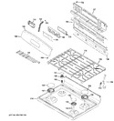 Diagram for 2 - Control Panel & Cooktop